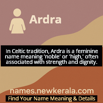 Ardra Name Meaning and Origin