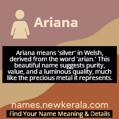 Ariana Name Meaning and Origin