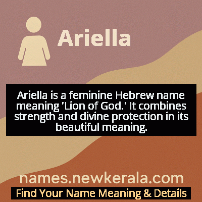 Ariella Name Meaning and Origin