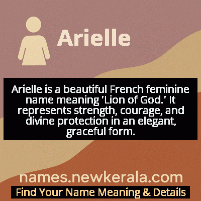 Arielle Name Meaning and Origin