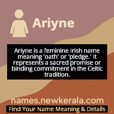 Ariyne Name Meaning and Origin