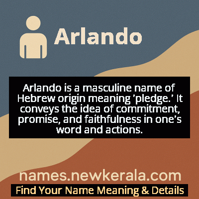Arlando Name Meaning and Origin