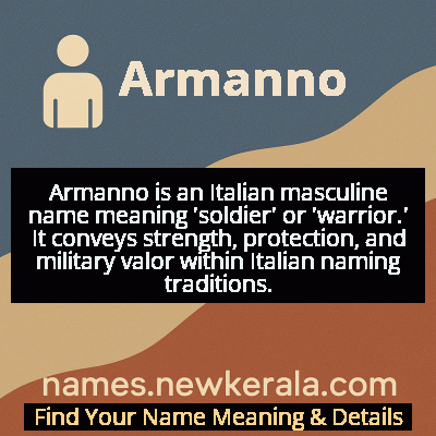 Armanno Name Meaning and Origin
