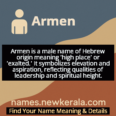 Armen Name Meaning and Origin