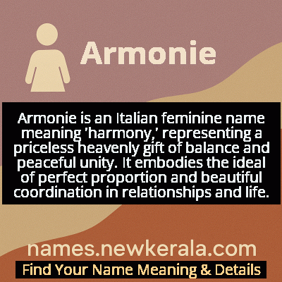 Armonie Name Meaning and Origin