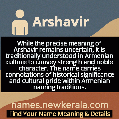 Arshavir Name Meaning and Origin