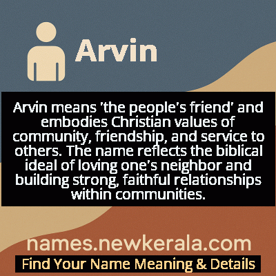 Arvin Name Meaning and Origin