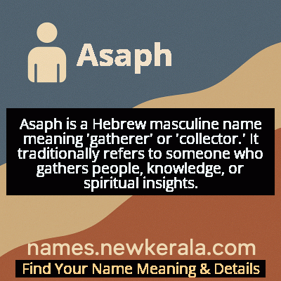 Asaph Name Meaning and Origin