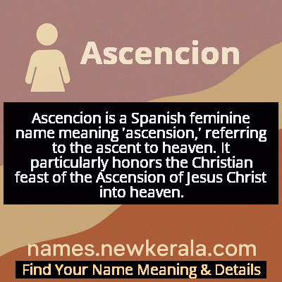 Ascencion Name Meaning and Origin