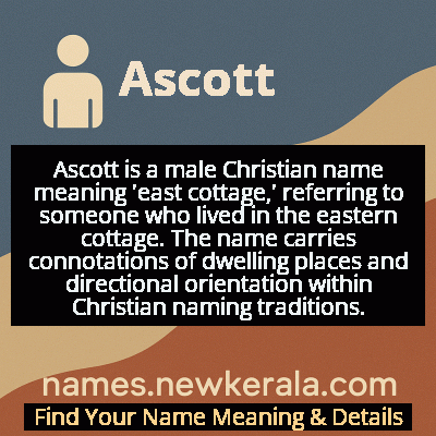 Ascott Name Meaning and Origin