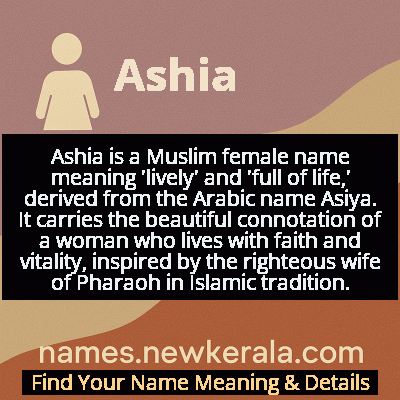 Ashia Name Meaning and Origin