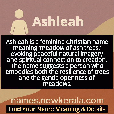 Ashleah Name Meaning and Origin