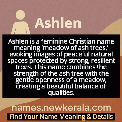 Ashlen Name Meaning and Origin