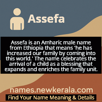 Assefa Name Meaning and Origin