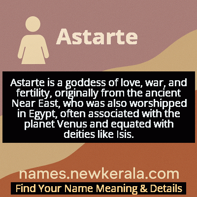 Astarte Name Meaning and Origin
