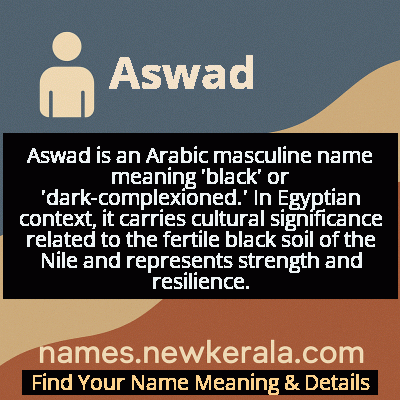 Aswad Name Meaning and Origin