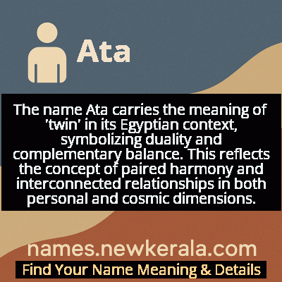 Ata Name Meaning and Origin