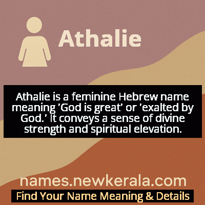 Athalie Name Meaning and Origin