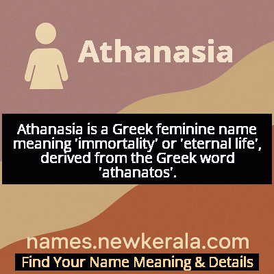 Athanasia Name Meaning and Origin