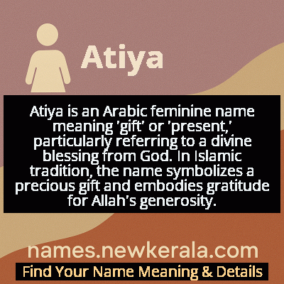 Atiya Name Meaning and Origin