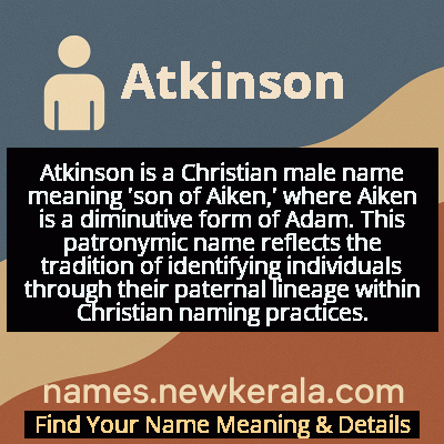 Atkinson Name Meaning and Origin