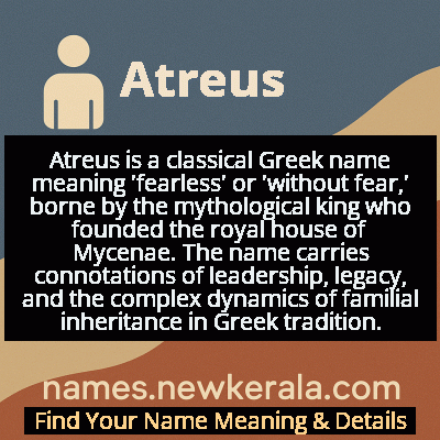 Atreus Name Meaning and Origin