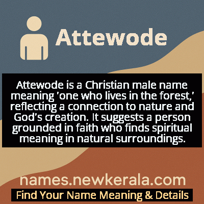 Attewode Name Meaning and Origin