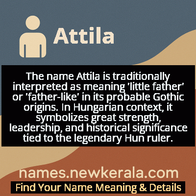 Attila Name Meaning and Origin