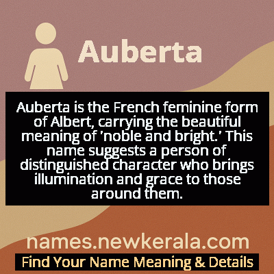 Auberta Name Meaning and Origin