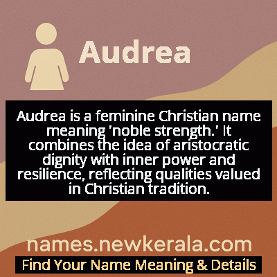 Audrea Name Meaning and Origin
