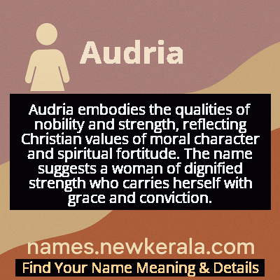 Audria Name Meaning and Origin