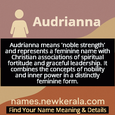 Audrianna Name Meaning and Origin
