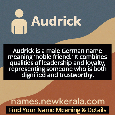 Audrick Name Meaning and Origin