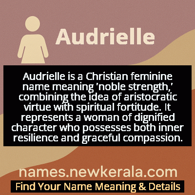 Audrielle Name Meaning and Origin