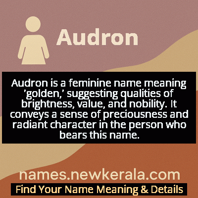 Audron Name Meaning and Origin