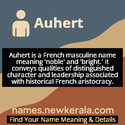 Auhert Name Meaning and Origin