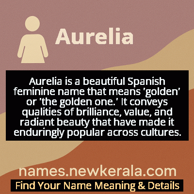 Aurelia Name Meaning and Origin