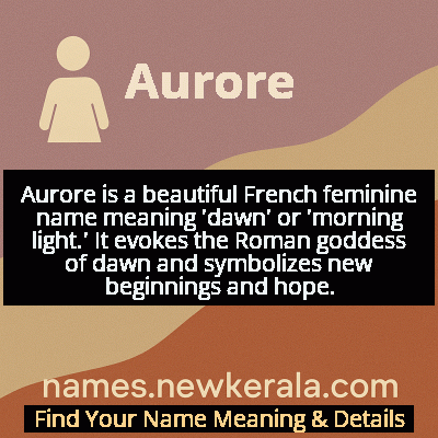 Aurore Name Meaning and Origin