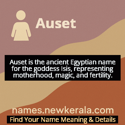 Auset Name Meaning and Origin