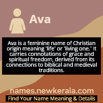Ava Name Meaning and Origin