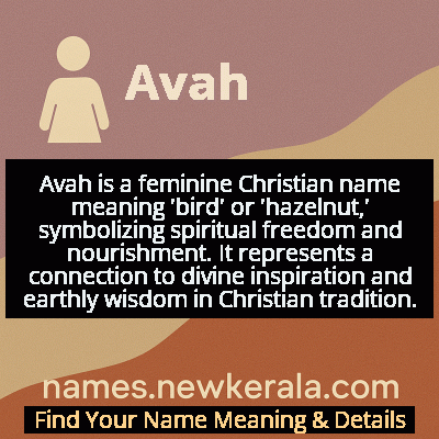 Avah Name Meaning and Origin