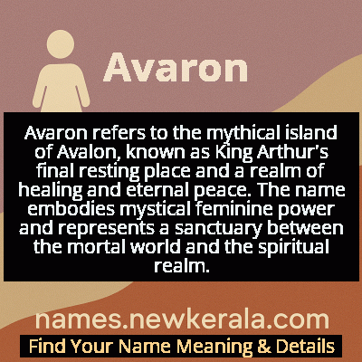 Avaron Name Meaning and Origin