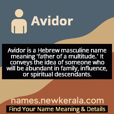 Avidor Name Meaning and Origin