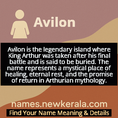 Avilon Name Meaning and Origin