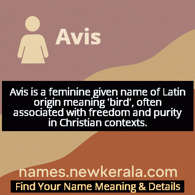 Avis Name Meaning and Origin