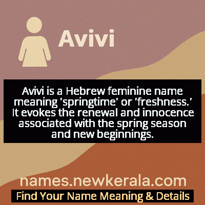 Avivi Name Meaning and Origin
