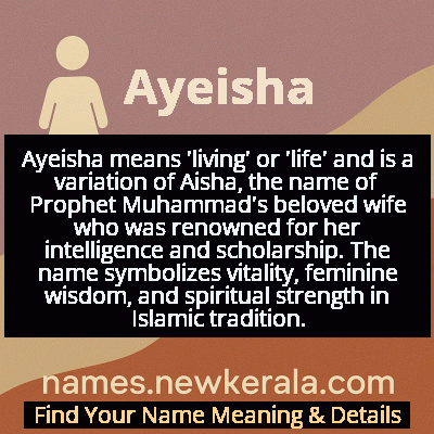 Ayeisha Name Meaning and Origin