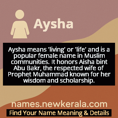 Aysha Name Meaning and Origin