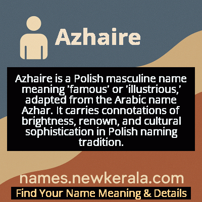 Azhaire Name Meaning and Origin