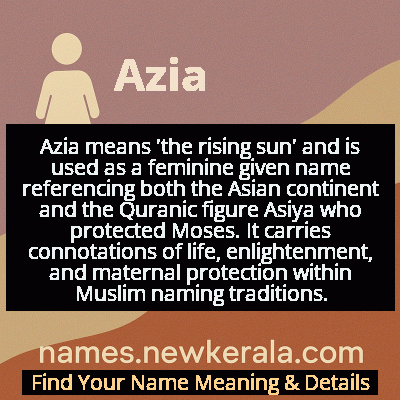 Azia Name Meaning and Origin